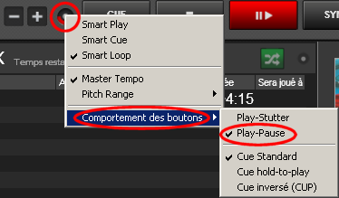 Virtual-DJ - Bouton