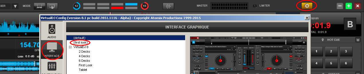 Virtual-DJ - Réglage