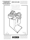 Corghi - EM 43 - Parts catalogue